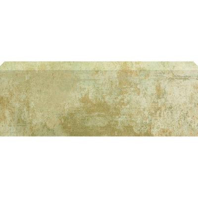U.S. Ceramic Tile Argos 3-3/4 in. x 13 in. Beige Ceramic Bullnose Floor and Wall Tile-DISCONTINUED