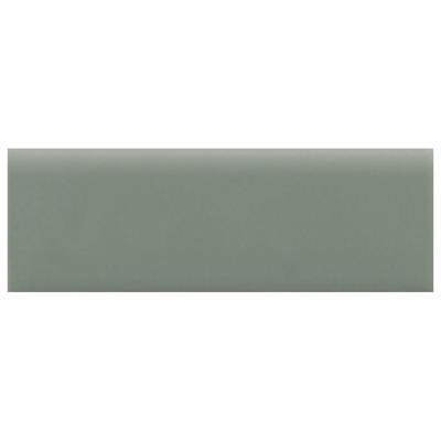 Daltile Semi-Gloss 2 in. x 6 in. Cypress Ceramic Bullnose Wall Tile-DISCONTINUED
