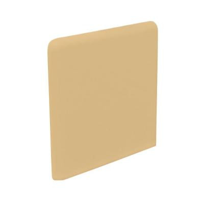 U.S. Ceramic Tile Color Collection Bright Camel 3 in. x 3 in. Ceramic Surface Bullnose Corner Wall Tile-DISCONTINUED