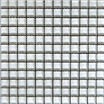 EPOCH Snowbird-1471 Mosaic Glass Mesh Mounted Tile - 3 in. x 3 in. Tile Sample