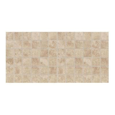 Daltile Salerno Cremona Caffe 12 in. x 24 in. 6 mm Ceramic Mosaic Floor and Wall Tile