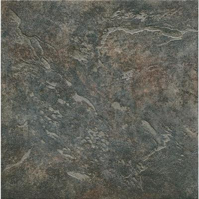 ELIANE Mt. Everest 12 in. x 12 in. Nero Porcelain Floor and Wall Tile-DISCONTINUED