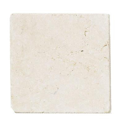 Jeffrey Court Giallo Sienna 6 in. x 6 in. Marble Floor/Wall Tile (1 pk / 4pcs-1 sq. ft.)