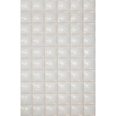 PORCELANOSA Mosaico Star 13 in. x 8 in. White Ceramic Tablet Mosaic Tile-DISCONTINUED