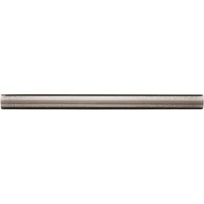 Weybridge 1/2 in. x 6 in. Cast Metal Pencil Liner Brushed Nickel Tile (18 pieces / case) - Discontinued