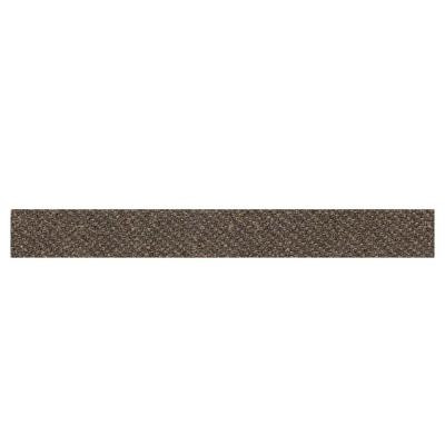 Daltile Identity Oxford Brown Fabric 1 in. x 6 in. Porcelain Cove Base Corner Floor and Wall Tile