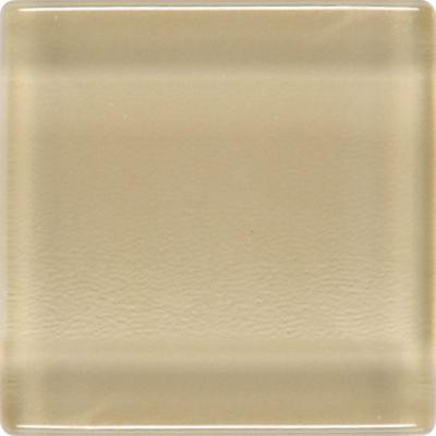 Daltile Isis Creampuff 12 in. x 12 in. x 3 mm Glass Mesh-Mounted Mosaic Wall Tile