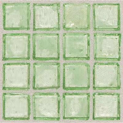 Daltile Egyptian Glass Palm 12 in. x 12 in. x 6 mm Glass Face-Mounted Mosaic Wall Tile