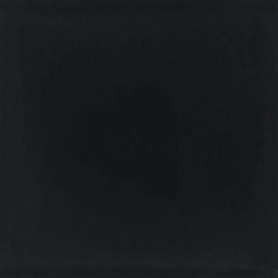 Daltile Glass Reflections 4-1/4 in. x 4-1/4 in. Midnight Black Glass Wall Tile (4 sq. ft. / case)-DISCONTINUED