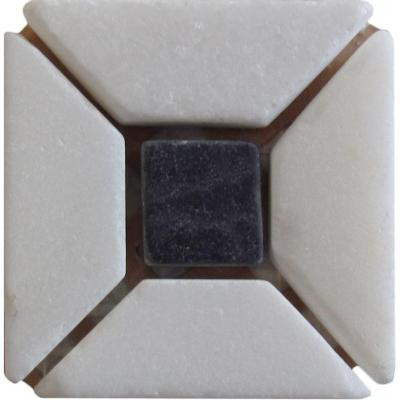 U.S. Ceramic Tile Carrara Blanco 2 in x 2 in 4-pack Marble Stone Wall Tile