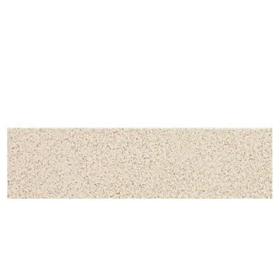 Daltile Colour Scheme Biscuit Speckled 3 in. x 12 in. Porcelain Bullnose Floor and Wall Tile
