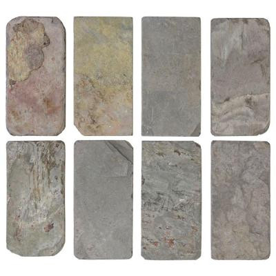 Jeffrey Court Multi-Colored Slate 3 in. x 6 in. x 8 mm Floor and Wall Tile (8 pieces/1 sq. ft./1 pack)