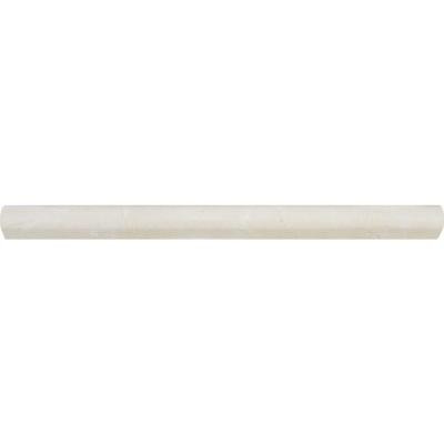 MS International Crema Marfil 3/4 in. x 12 in. Pencil Molding Polished Marble Wall Tile (10 ln. ft. / case)