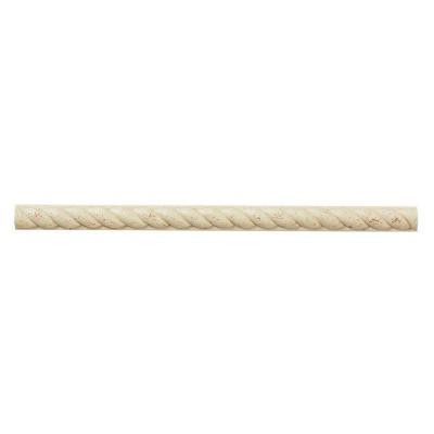 Jeffrey Court Creama Rope .75 in. x 12 in. Resin Accent