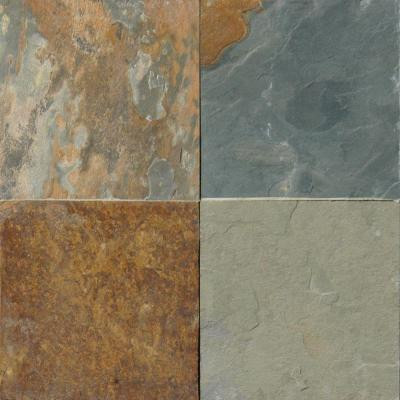 MS International Three Rivers Gold 12 in. x 12 in. Gauged Slate Floor and Wall Tile (10 sq. ft. / case)