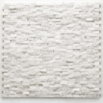 Solistone Modern Beaux 12 in. x 12 in. x 9.5mm Quartzite Natural Stone Mesh-Mounted Mosaic Wall Tile (10 sq. ft./Case)