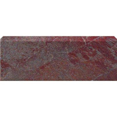 U.S. Ceramic Tile Stratford Copper 3 in. x 12 in. Glazed Ceramic Single Bullnose Floor & Wall Tile-DISCONTINUED