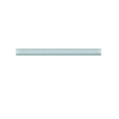 Daltile Glass Reflections 1 in. x 6 in. Whisper Green Glass Liner Wall Tile-DISCONTINUED