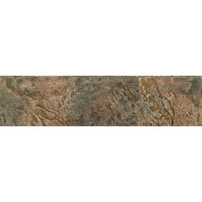 ELIANE Mt. Everest Verde 3 in. x 12 in. Glazed Porcelain Floor and Wall Bullnose Tile-DISCONTINUED