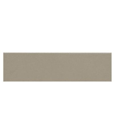 Daltile Colour Scheme Uptown Taupe Solid 3 in. x 12 in. Porcelain Bullnose Trim Floor and Wall Tile