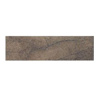 Daltile Aspen Lodge Midnight Blaze 3 in. x 12 in. Porcelain Bullnose Floor and Wall Tile-DISCONTINUED