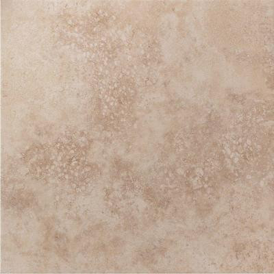 U.S. Ceramic Tile Tuscany Ivory 18 in. x 18 in. Glazed Porcelain Floor & Wall Tile-DISCONTINUED