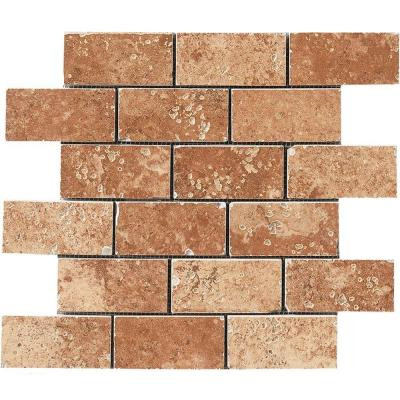 MARAZZI Montagna Soratta 12 in. x 12 in. Porcelain Brick-Joint Mosaic Floor and Wall Tile