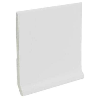 U.S. Ceramic Tile Matte Tender Gray 6 in. x 6 in. Ceramic Stackable /Finished Cove Base Wall Tile-DISCONTINUED