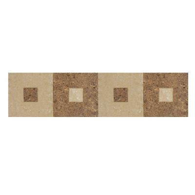 U.S. Ceramic Tile Orion 4 in. x 16 in. Beige Porcelain Listel Floor and Wall Tile-DISCONTINUED