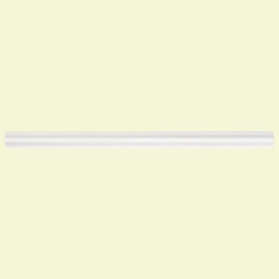 Jeffrey Court Allegro White Gloss Dome 12 in. x 3/4 in. Ceramic Wall Tile