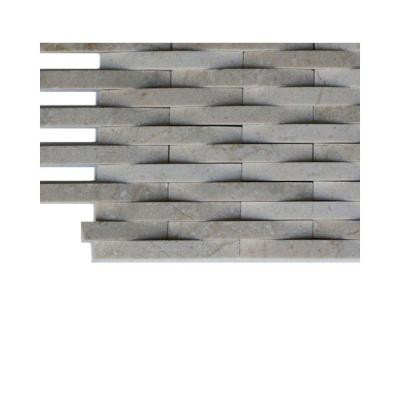 Splashback Tile 3D Reflex Athens Grey Stone Tile Sample