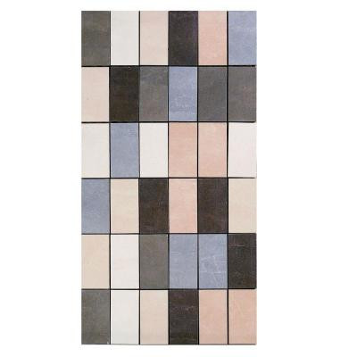 U.S. Ceramic Tile Avila 12 in. x 24 in. Multicolor Porcelain Mosaic Tile-DISCONTINUED