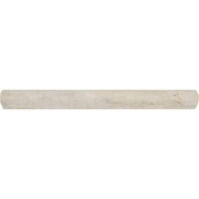 MS International Colisseum 1 in. x 12 in. Dome Molding Honed Travertine Wall Tile (10 ln. ft. / case)