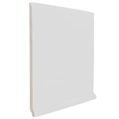 U.S. Ceramic Tile Color Collection Bright Tender Gray 6 in. x 6 in. Ceramic Stackable Left Cove Base Corner Wall Tile-DISCONTINUED