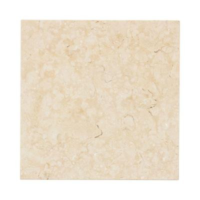 Jeffrey Court Creama 6 in. x 6 in. Honed Marble Floor/Wall Tile (1pk/4pcs-1 sq. ft.)