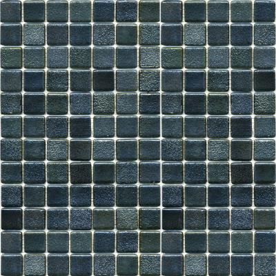 EPOCH Metalz Textured Tungsten-1009 Mosaic Recycled Glass 12 in. x 12 in. Mesh Mounted Floor & Wall Tile (5 sq. ft.)