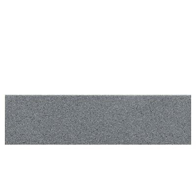 Daltile Colour Scheme Suede Gray 3 in. x 12 in. Porcelain Bullnose Floor and Wall Tile