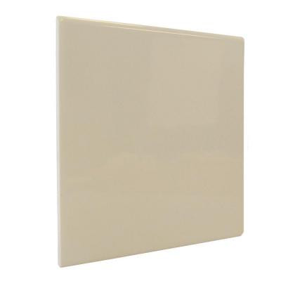 U.S. Ceramic Tile Bright Khaki 6 in. x 6 in. Ceramic Surface Bullnose Corner Wall Tile-DISCONTINUED
