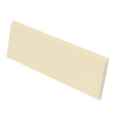 U.S. Ceramic Tile Color Collection Matt Khaki 2 in. x 6 in. Ceramic Surface Bullnose Wall Tile-DISCONTINUED