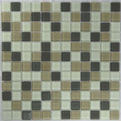 EPOCH Riverz Humbolt Mosaic Glass Mesh Mounted Tile - 3 in. x 3 in. Tile Sample