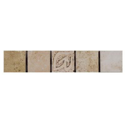 Emser Piozzi Listello 2 in. x 7 in. Multi Glazed Porcelain Wall Tile-DISCONTINUED