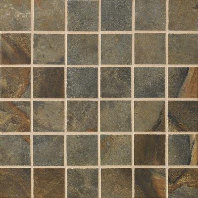 MARAZZI Jade 13 in. x 13 in. x 8-1/2 mm Sage Porcelain Mesh-Mounted Mosaic Floor and Wall Tile