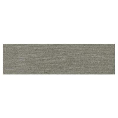 Daltile Identity Metro Taupe Grooved 4 in. x 24 in. Porcelain Bullnose Floor and Wall Tile