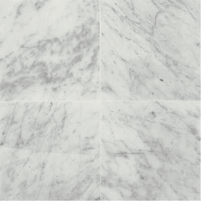 Daltile Natural Stone Collection Carrara White 12 in. x 12 in. Polished Marble Floor and Wall Tile (10 sq. ft. / case)