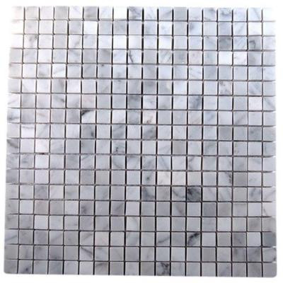 Splashback Tile Oriental Squares 12 in. x 12 in. x 8 mm Marble Floor and Wall Tile