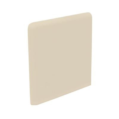 U.S. Ceramic Tile Color Collection Bright Fawn 3 in. x 3 in. Ceramic Surface Bullnose Corner Wall Tile-DISCONTINUED
