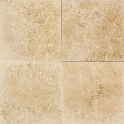 Daltile Travertine Turco Classico 9 in. x 9 in. Natural Stone Floor and Wall Tile (9 sq. ft. / case)-DISCONTINUED