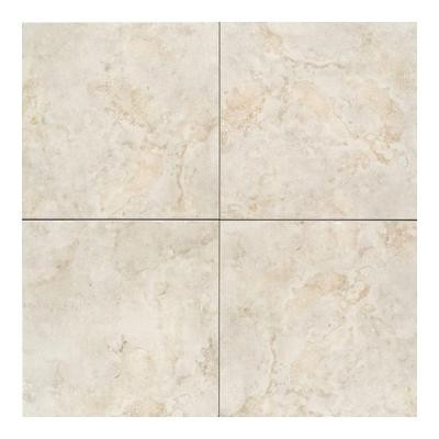 Daltile Brancacci Aria Ivory 18 in. x 18 in. Glazed Ceramic Floor and Wall Tile (18 sq. ft. / case)