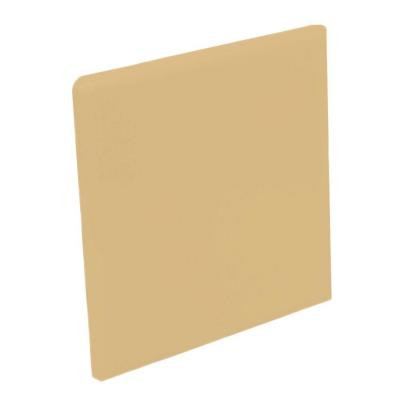 U.S. Ceramic Tile Color Collection Bright Camel 4-1/4 in. x 4-1/4 in. Ceramic Surface Bullnose Corner Wall Tile-DISCONTINUED