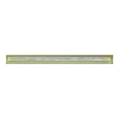Daltile Cristallo Glass Peridot 3/4 in. x 8 in. Pencil Glass Accent Wall Tile